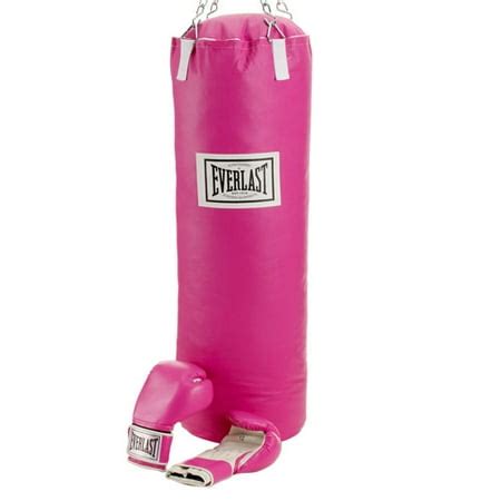 pink heavy bag|everlast inflatable punching bag.